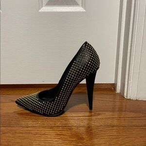 Gold studded pumps  